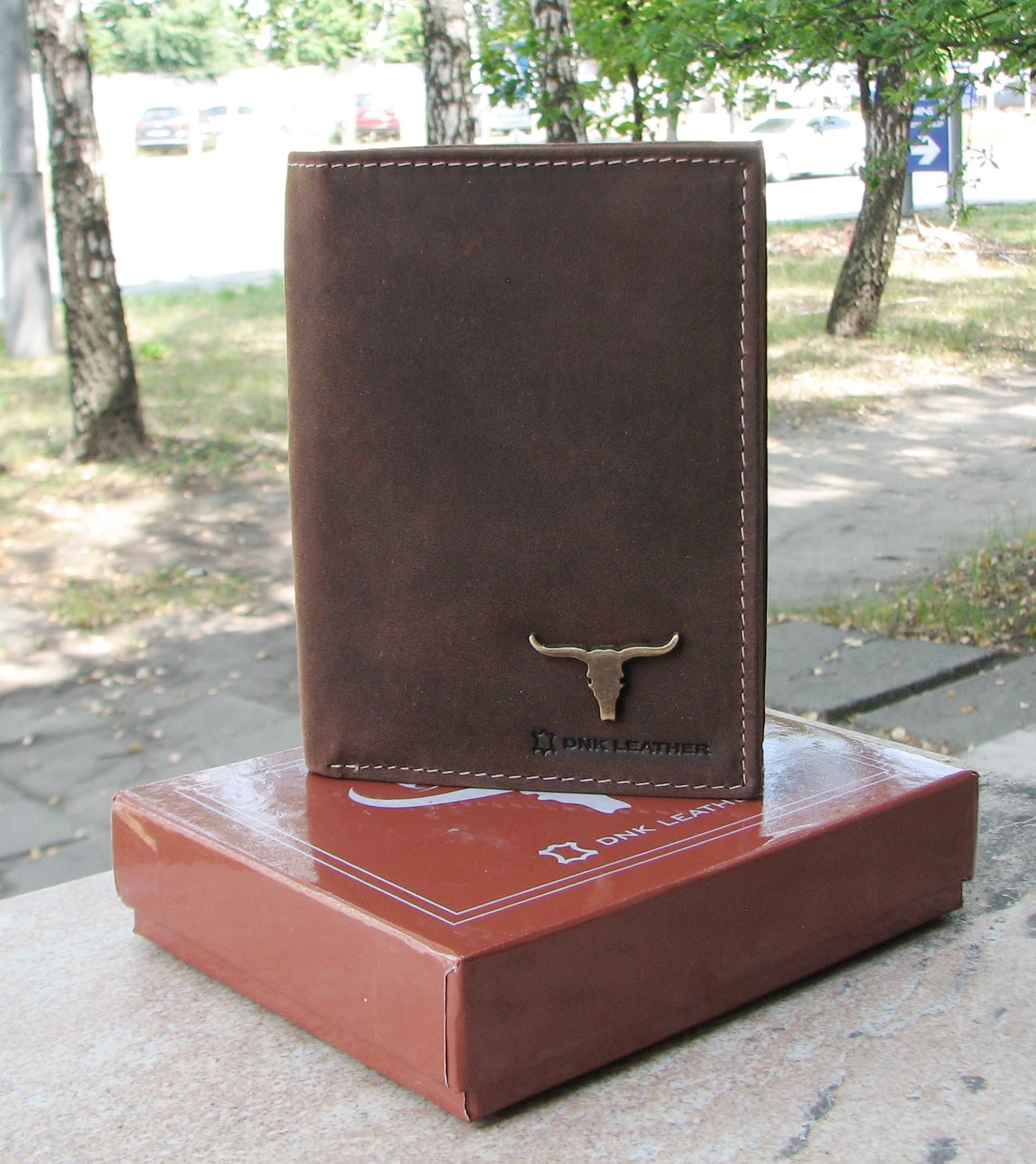 Гаманець чоловічий DNK Leather DNK-03-BAW TAN Гаманець чоловічий DNK Leather DNK-03-BAW TAN